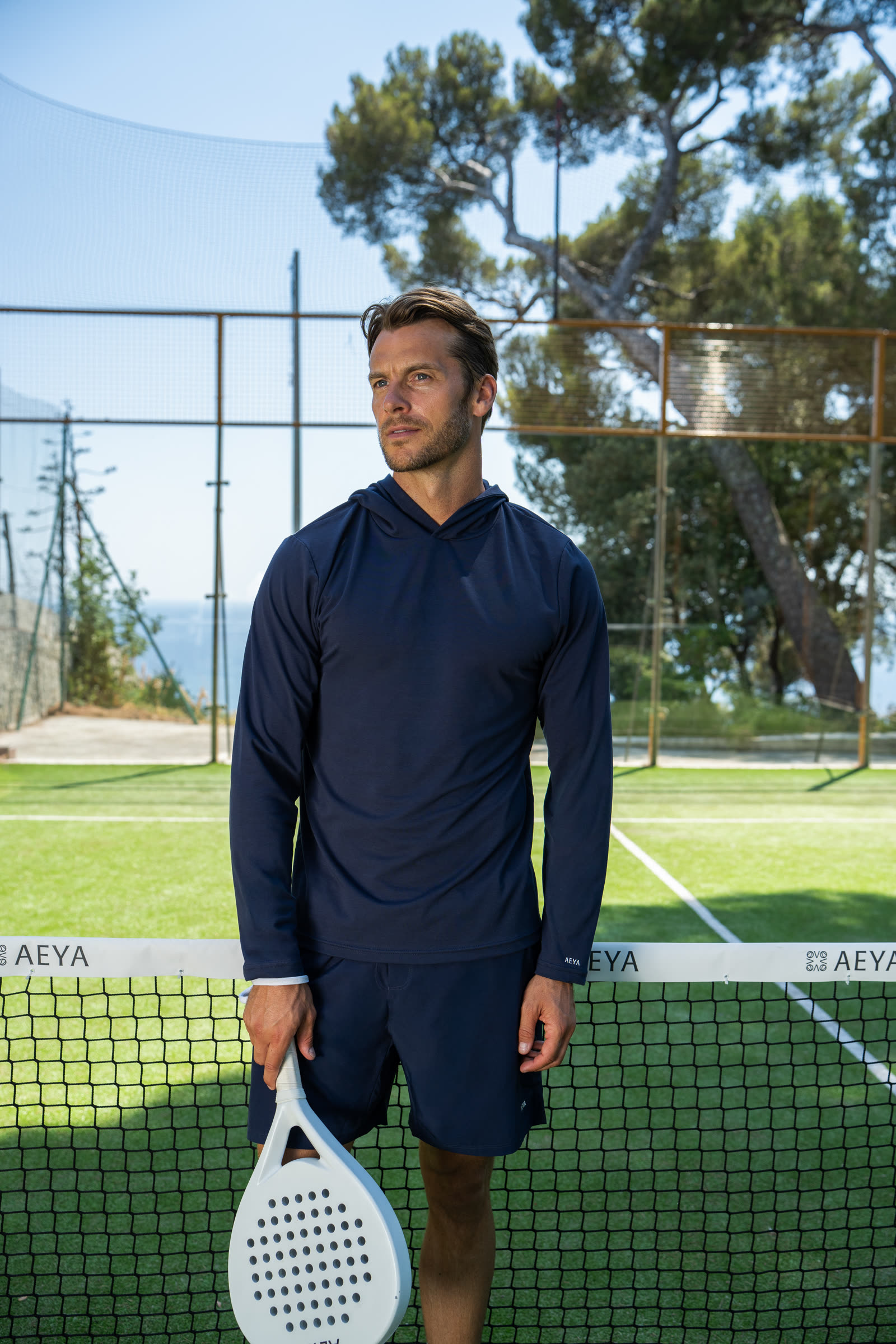 AEYA Navy, worn on court